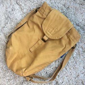 Baggu tan canvas backpack (first edition)